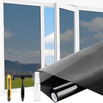 Tuserxln - Film de protection solaire pour fenêtre à l'intérieur ou à l'extérieur 50 x 200 cm - Film miroir pour fenêtre - Film autocollant pour