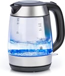 STATUS Portland Water Kettle | 1.7 Litre Swivel Cordless Kettle | Glass | 2kw F