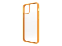 Panzerglass Clearcasecolor - Limited Edition - Baksidesskydd För Mobiltelefon - Härdat Glas, Plastram, Tpu-Ram (Termoplastiskt Polyuretan) - Orange Ram, Genomskinlig Baksida - För Apple Iphone 12 Pro Max