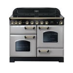 Rangemaster CDL110EIRP/B Classic Deluxe 110 Induction Range Cooker Royal Pearl & Brass