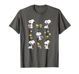 Peanuts - Snoopy Woodstock Easter Spring Pattern T-Shirt