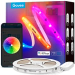 Govee RGBIC 5m LED Silicone Lightstrip - Hvit
