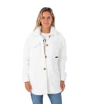 Hurley Sherpa Shacket Veste, Guimauve, L Femme