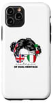 iPhone 11 Pro Half Britain And Italian British UK Italia Flag Kids Girl Case