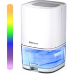 Pro Breeze 1000ml Dehumidifier for Bathroom - Quiet, Portable & Small White 