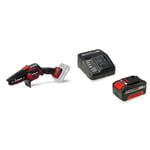 Einhell Élagueuse sans fil GE-PS 18/15 Li BL-Solo Power X-Change (18V, moteur sans charbon, longueur de coupe 12,5 cm, changement sans outil de la chaîne et du guide) avec Chargeur et Batterie 4,0Ah