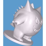 MakeIT Size: Xl, High Poly " Gengar" Pokémon Collection, Collect All Svart Xl