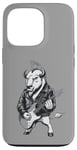 Coque pour iPhone 13 Pro Heavy Metal Bison Hard Rock Buffalo Electric Guitar