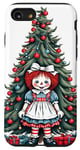 iPhone SE (2020) / 7 / 8 Raggedy Ann in front of a Christmas Tree Case