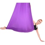 2022 Nytt Aerial Yoga Swing Set & Hängmattesats För Flexibilitet & Smärtlindring [DB] purple 150*280CM