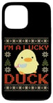 iPhone 13 Pro Max Funny Duck with Knife Meme - I'm a Lucky Duck Ugly Christmas Case