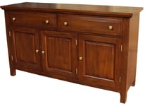 Solid Mahogany Contemporary New York Range Sideboard 3 Doors 2 Drawers CBN070