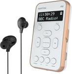 AZATOM A2 DAB/DAB+ Portable Digital Radio, Sports model, Pocket size, battery 40