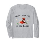 There's Some Hos In The House Funny Christmas Santa Claus Long Sleeve T-Shirt