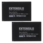 2x Battery for Canon PowerShot SX70 HS 820mAh