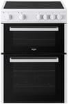 Bush B60TCWX 60cm Twin Cavity Electric Cooker - White