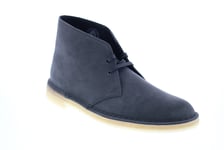 Clarks Desert Boot 26155482 Mens Gray Suede Lace Up Desert Boots