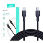 USB-C-kabel Aukey CB-NCC2 Sort 1,8 m