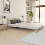 Deco In Paris - Sommier tapissier 140 x 190 cm + 4 pieds - blanc