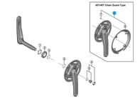 Shimano FC-U4010 Kjedebeskytter m/Skruer