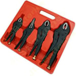 4 Piece Heavy Duty Grip Wrench Set Vice Locking Lock Pliers Mole Grips PLIER NEW