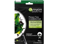 Garnier, Skin Active - Pure Charcoal, Paraben-Free, Mattifying & Hydrating, Sheet Mask, For Face, Day, 28 g