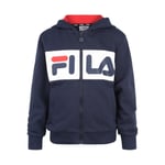 Fila Kids hettejakke Franklin black iris - b høyre hvit