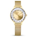 Swarovski Octea Nova 5649993 Watch Mesh Bracelet Women's Crystal Gold