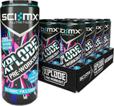 Sci Mx Xplode Pre Workout Extreme Energy Drink Cans RTD X 12 Atomic Passion