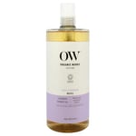 Organic Works Daily Hydration Shower Gel - Exfoliating Body Wash - Rich in Vitamin E and C - Cruelty-Free for All Skin Types - Lavender - 10.14 oz