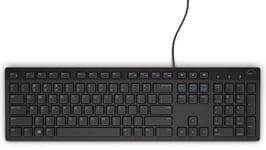 DELL KB216 keyboard Office USB QWERTY Italian Black