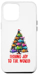 iPhone 12 Pro Max Fishing Joy To The World Fish Christmas Tree Case