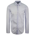 Lacoste Slim Fit Mens Light Blue Shirt - Size Small/Medium