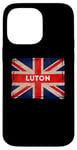 Coque pour iPhone 14 Pro Max Drapeau Luton Bedfordshire Born And Bred