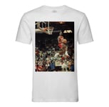 T-Shirt Homme Col Rond Michael Jordan Dunk Contest 1988 Reverse Basketball