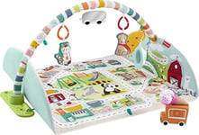 Fisher-Price Tapis de Jeu Decouvertes Évolutif Bebe Extra-large de la Ville, Musique, Lumiares et Jouets Amovibles, das la Naissance, GRV42