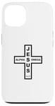 Coque pour iPhone 13 Jesus Alpha & Omega