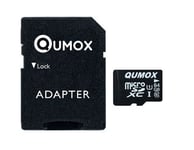 QUMOX 64GB MICRO SD MEMORY CARD CLASS 10 UHS-I 64 GB 64Go Go carte mémoire haute vitesse vitesse d'écriture 20Mo/S Vitesse de lecture jusqu'à 40Mo/S