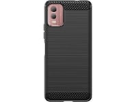 Hurtel Etui Silikonowe Carbon Case För Nokia C32 - Sort