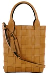 Michael Kors Peanut Brown Tote Bag Woven Leather Medium Handbag VivianRRP£415