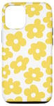 iPhone 15 Aesthetic Yellow Flowers Retro Daisy Case