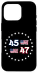 Coque pour iPhone 16 Pro 45 47 Trump 2024, Trump President 45 47, 45 47 Chemise pour homme