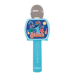 LEXIBOOK Smartphone Disney Stitch Bluetooth® karaokemikrofon med inbyggd högtalare och stativ