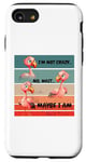 iPhone SE (2020) / 7 / 8 Flamingo humor crazy funny quirky cartoon bird beak tropic Case