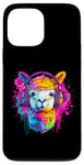 Coque pour iPhone 13 Pro Max Alpaca DJ Dance Club Artwork Techno Music Casque House