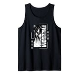 Aot Eren manga anime style top Otaku clothing. Tank Top