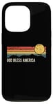 iPhone 13 Pro God Bless America Sunset Distressed Style Design Case