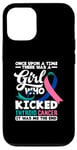 Coque pour iPhone 12/12 Pro Il était une fois une fille qui a lancé la sensibilisation au cancer de la thyroïde