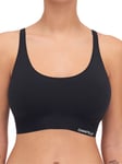 Chantelle Womens SoftStretch Magic Spacer Bralette - Black Polyamide - Size X-Small/Small