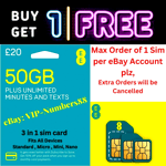 NEW Official EE Pay as you Go Mobile phone SIM Card 2024: Data, Unlimited Calls